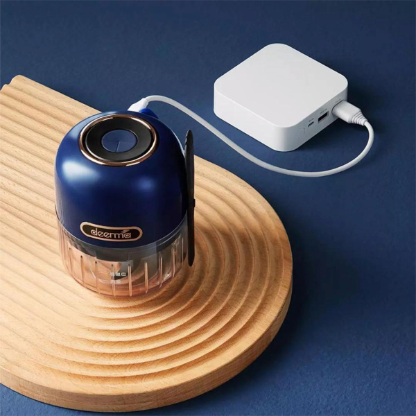 Купить не дорого Беспроводной измельчитель Deerma JS100 Синий в интернет магазине Stels.kz Беспроводной измельчитель Deerma JS100 Синий в интернет магазине Stels.kz