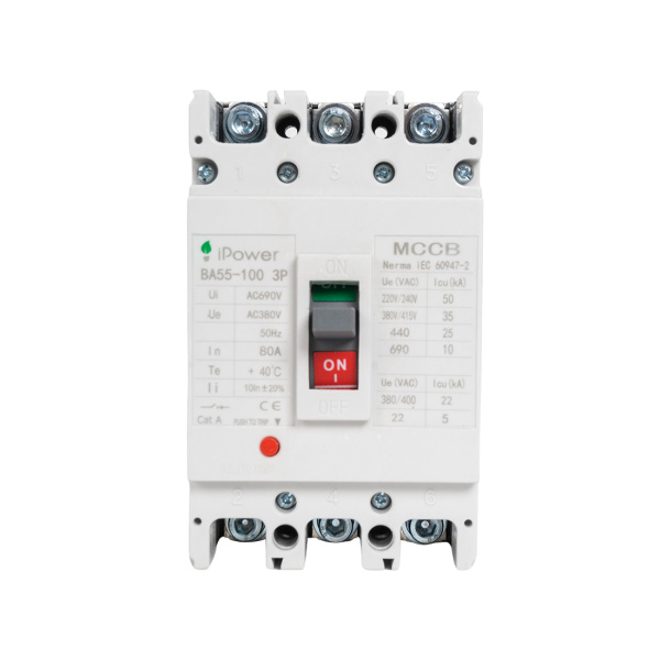 Автоматический выключатель iPower ВА55-100 3P 80A в интернет магазине Stels.kz