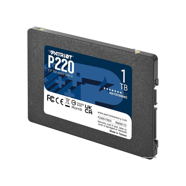 Купить не дорого Твердотельный накопитель SSD Patriot P220 1TB SATA III в интернет магазине Stels.kz Твердотельный накопитель SSD Patriot P220 1TB SATA III в интернет магазине Stels.kz