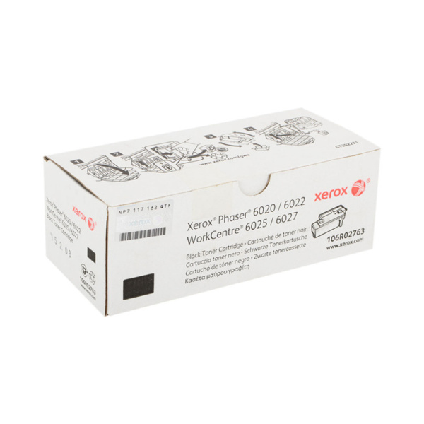 Тонер-картридж стандартной емкости, Xerox, 106R02763 (чёрный) Тонер-картридж стандартной емкости, Xerox, 106R02763 (чёрный)