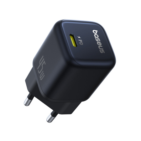 Адаптер питания Baseus PicoGo GaN 1C 45W Black (P10176800123-00) в интернет магазине Stels.kz