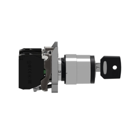 Переключатель с ключом SE XB4BG33 2 НО 3 позиции с фиксацией в интернет магазине Stels.kz