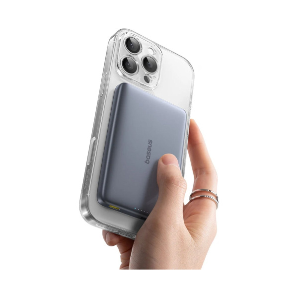 Портативный внешний аккумулятор Baseus PicoGo AM41 Ultra-Slim 10000mAh 27W Grey (E0027200) в интернет магазине Stels.kz