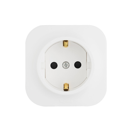 Розетка с зк с зш Legrand Forix 16A 250В IP20 накладная белый в интернет магазине Stels.kz