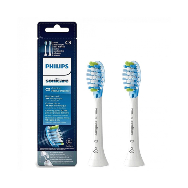 Стандартные насадки для звуковой зубной щетки Philips Sonicare Premium Plaque Defence HX9042/17 2шт Стандартные насадки для звуковой зубной щетки Philips Sonicare Premium Plaque Defence HX9042/17 2шт