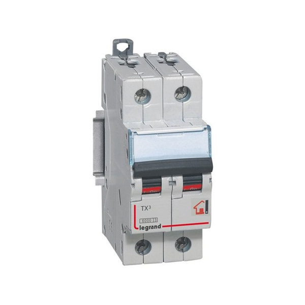 Автоматический выключатель Legrand 404044 2П C 25A TX3 6000 6kA в интернет магазине Stels.kz