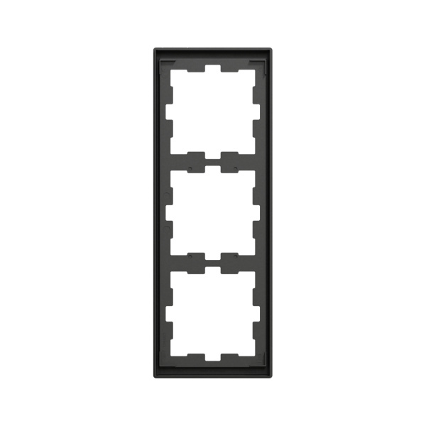 Рамка MERTEN MTN4030-6534 D-Life 3 постовая антрацит в интернет магазине Stels.kz