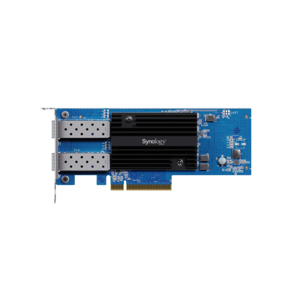 Сетевой адаптер Synology E25G30-F2 25GbE SFP28 2-port PCI-e Сетевой адаптер Synology E25G30-F2 25GbE SFP28 2-port PCI-e