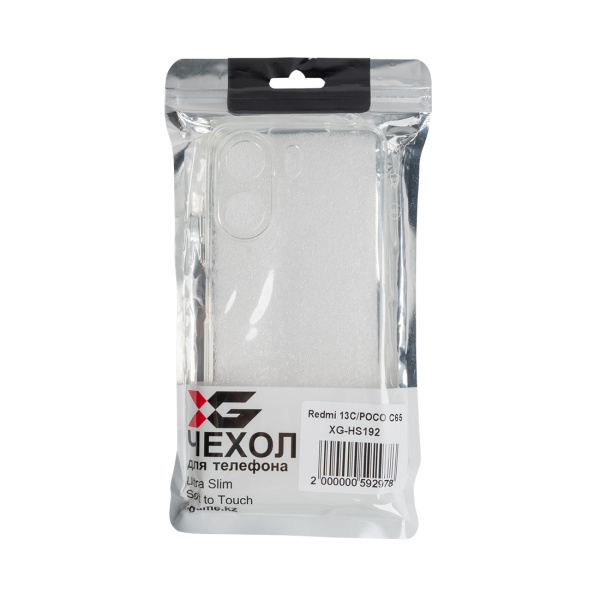 Чехол для телефона XG XG-HS192 для Redmi 13C/POCO C65 ТПУ Прозрачный в интернет магазине Stels.kz