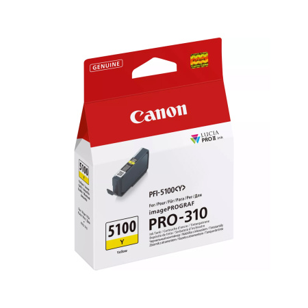 Чернильный картридж Canon PFI-5100 Yellow