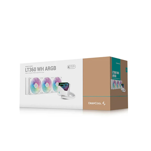 Кулер с водяным охлаждением Deepcool LT360 WH ARGB в интернет магазине Stels.kz