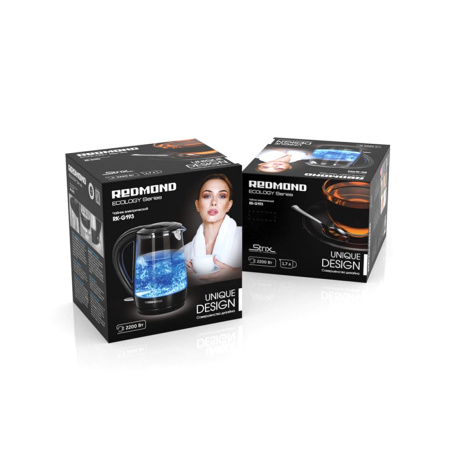 Чайник электрический Redmond RK-G193 Черный в интернет магазине Stels.kz