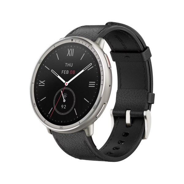Смарт часы Amazfit Active 2 Round A2437 Black Leather Смарт часы Amazfit Active 2 Round A2437 Black Leather