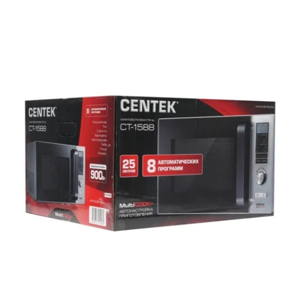 Микроволновая печь Centek CT-1588 Сталь в интернет магазине Stels.kz
