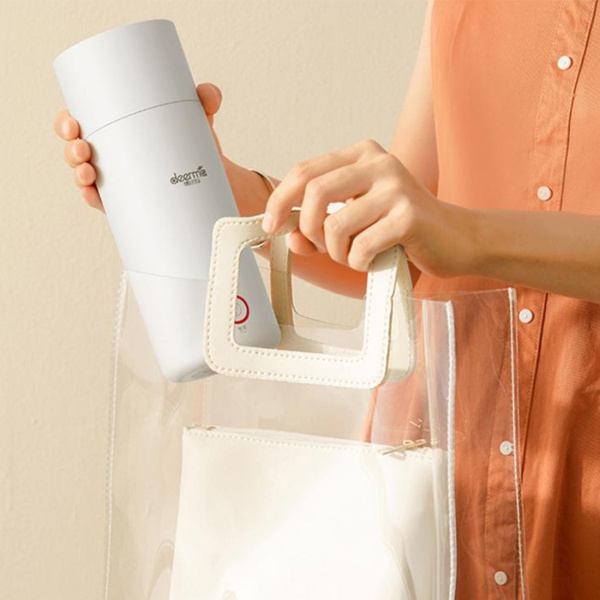 Купить не дорого Термос с функцией подогрева Deerma Portable Heating Water Cup DEM-DR050 Белый в интернет магазине Stels.kz Термос с функцией подогрева Deerma Portable Heating Water Cup DEM-DR050 Белый в интернет магазине Stels.kz