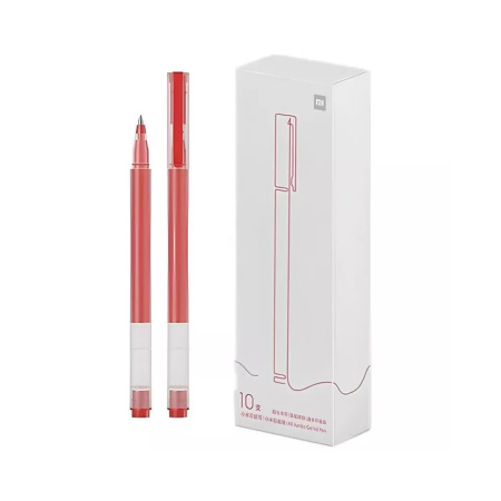 Гелевая ручка Xiaomi High-capacity Gel Pen (10-pack) Red в интернет магазине Stels.kz
