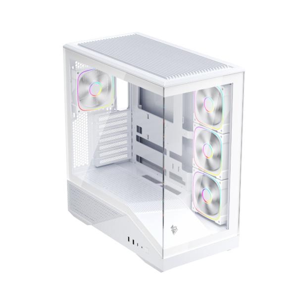 Компьютерный корпус 1STPLAYER FIREBASE GM7 White без Б/П в интернет магазине Stels.kz