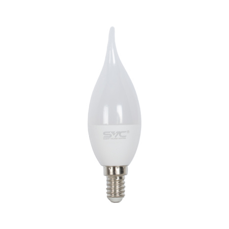 Лампа светодиодная SVC LED CB35-7W-E14-4000K Свеча на ветру Нейтральный