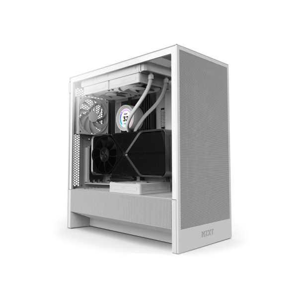 Компьютерный корпус NZXT H5 Flow CC-H52FW-01 White без Б/П
