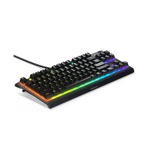 Купить не дорого Клавиатура Steelseries Apex 3 TKL US в интернет магазине Stels.kz Клавиатура Steelseries Apex 3 TKL US в интернет магазине Stels.kz