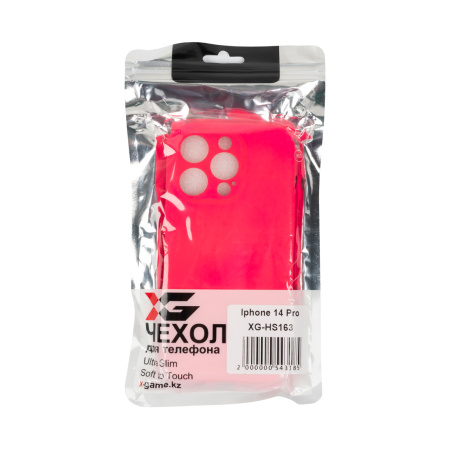 Чехол для телефона XG XG-HS163 для Iphone 14 Pro Силиконовый Розовый в интернет магазине Stels.kz