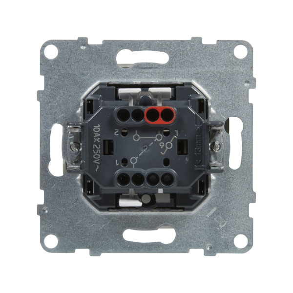 Переключатель Suno 10А 250В безвинт.зажим Белый в интернет магазине Stels.kz