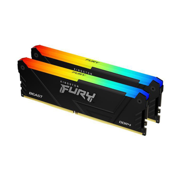 Комплект модулей памяти Kingston FURY Beast RGB KF432C16BB12AK2/32 DDR4 32GB (Kit 2x16GB) 3200MHz Комплект модулей памяти Kingston FURY Beast RGB KF432C16BB12AK2/32 DDR4 32GB (Kit 2x16GB) 3200MHz
