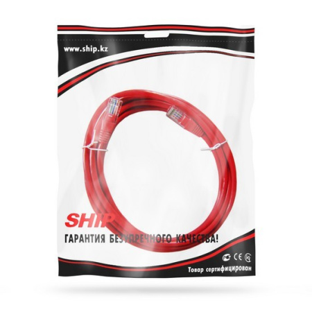 Патч Корд SHIP Cat.5e UTP LSZH RJ-45 2 м S3025RD0200-P в интернет магазине Stels.kz