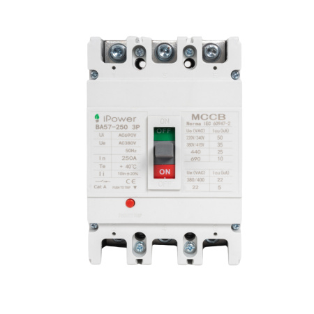 Автоматический выключатель iPower ВА57-250 3P 250A в интернет магазине Stels.kz