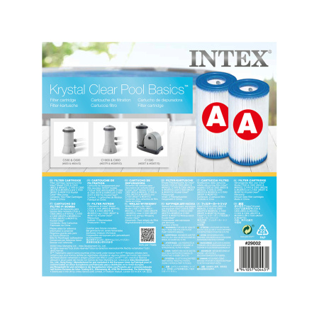 Картридж для фильтра Intex 29002 (в упаковке 2 шт) в интернет магазине Stels.kz