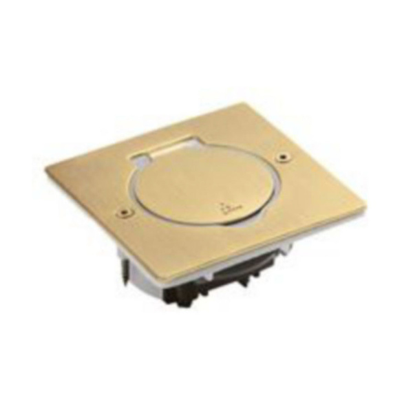 Встраиваемый влагозащитный розеточный лючок Legrand 089710 на 2 модуля Бронза