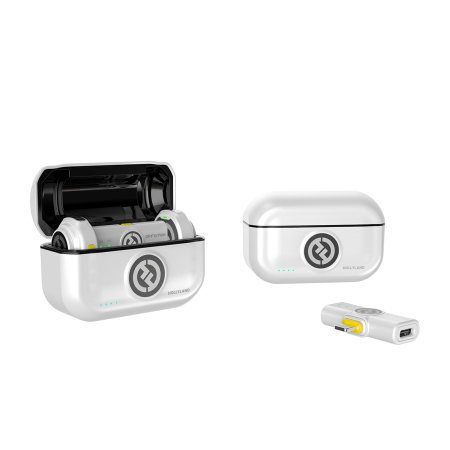 Петличный микрофон Hollyland Lark M2 Lighting Белый в интернет магазине Stels.kz