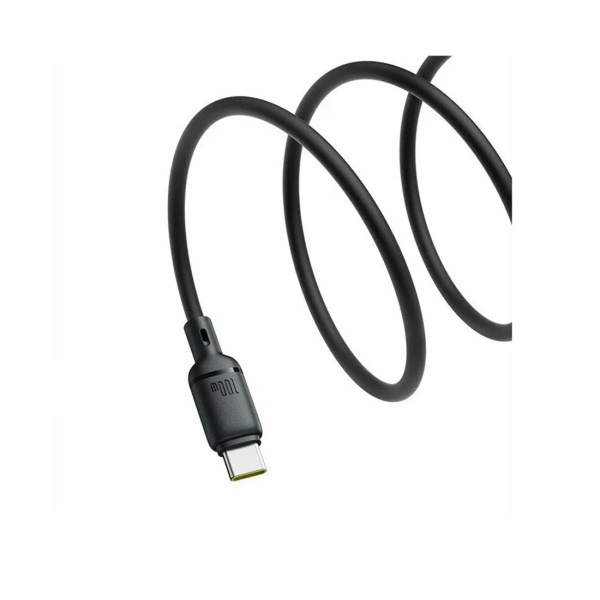 Интерфейсный кабель Baseus Silky USB to Type-C 100W 2m Black (P10377703113-01) в интернет магазине Stels.kz