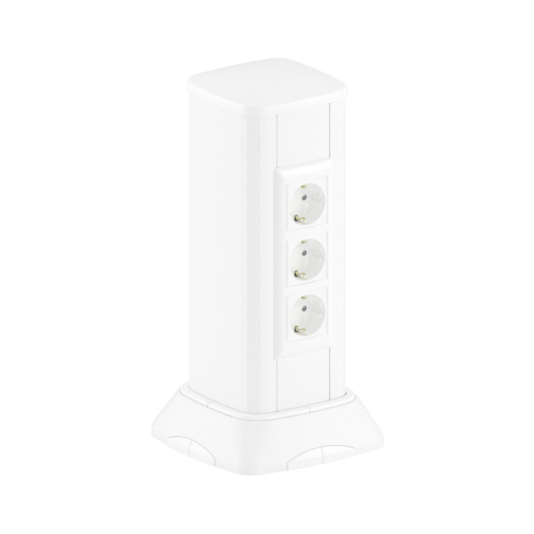 Миниколонна алюминиевая 0.35м цвет белый DKC 19532 Алюминий