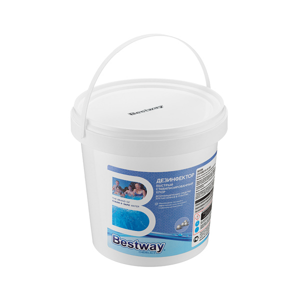 Химия для бассейна Bestway Chemicals Быстрая дезинфекция в гранулах 1кг. B1909215 в интернет магазине Stels.kz