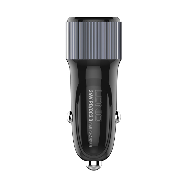 Купить не дорого Автомобильное зарядное устройство LDNIO C510Q 2*USB(A,C) Lightning Чёрный в интернет магазине Stels.kz Автомобильное зарядное устройство LDNIO C510Q 2*USB(A,C) Lightning Чёрный в интернет магазине Stels.kz