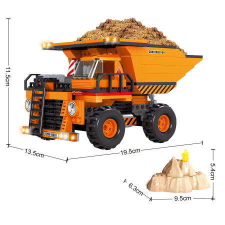 Игровой конструктор Keyixing 29604 СТРОИТЕЛИ (339 деталей в наборе) в интернет магазине Stels.kz