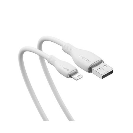 Интерфейсный кабель Baseus Pudding USB to iP 2.4A 2m White (P10355700221-B2) в интернет магазине Stels.kz