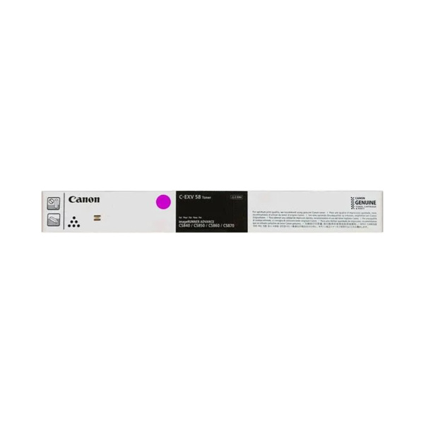 Тонер-картридж Canon C-EXV 58 MAGENTA для IR ADVANCE DX C58xx 3765C002AA Тонер-картридж Canon C-EXV 58 MAGENTA для IR ADVANCE DX C58xx 3765C002AA