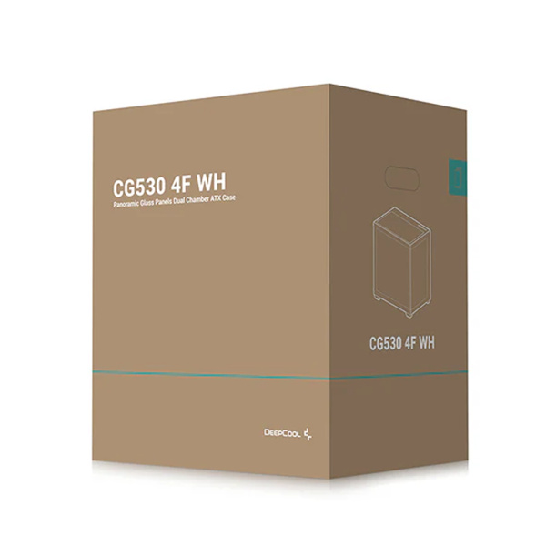 Компьютерный корпус Deepcool CG530 4F WH без Б/П в интернет магазине Stels.kz