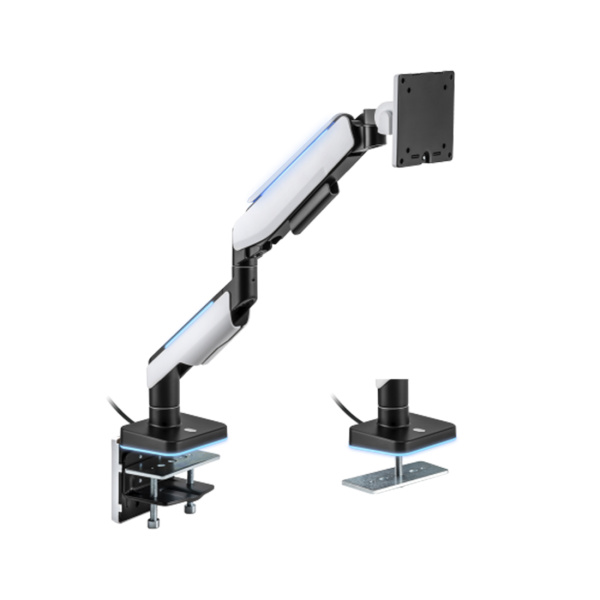 Настольный кронштейн с газлифтом XG MGG-1749 white для 1 монитора (17"-49") Белый