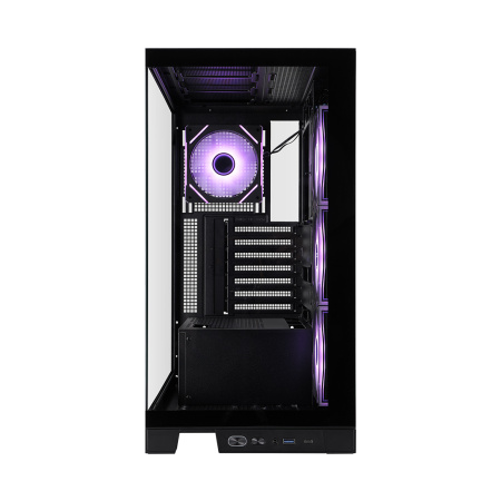 Компьютерный корпус 1STPLAYER Mi8-BK-3FC7R-1FC7 Black без Б/П в интернет магазине Stels.kz
