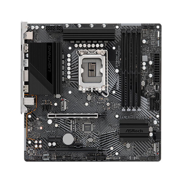 Материнская плата ASRock Z790M PG LIGHTNING/D4 в интернет магазине Stels.kz