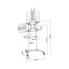 Стойка мобильная Brateck TTV11-46TW в интернет магазине Stels.kz