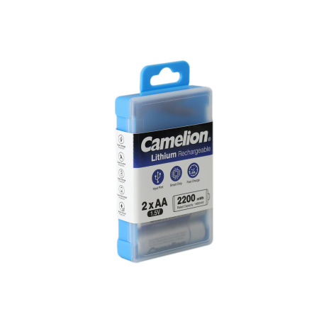 Аккумулятор CAMELION Lithium UB-AA2200-PBH2 2шт (перезаряжаемые от USB) в интернет магазине Stels.kz