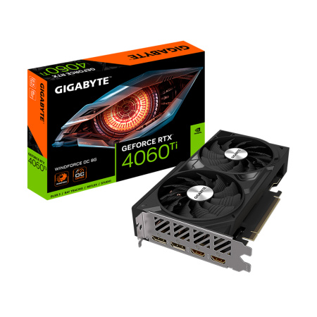 Видеокарта Gigabyte (GV-N406TWF2OC-8GD) RTX4060Ti WINDFORCE OC 8G в интернет магазине Stels.kz
