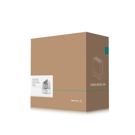 Компьютерный корпус Deepcool CH690 DIGITAL WH без Б/П в интернет магазине Stels.kz