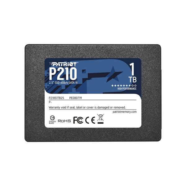 Твердотельный накопитель SSD Patriot P210S1TB25 1TB SATA Твердотельный накопитель SSD Patriot P210S1TB25 1TB SATA